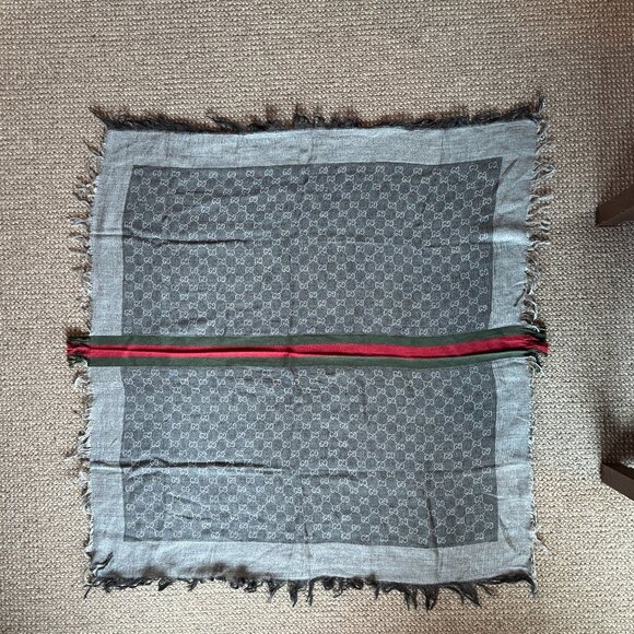 Gucci GG Monogram Scarf - Picture 4 of 4